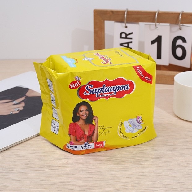 6+6+4 day and night pad combination sanitary napkin foreign trade…