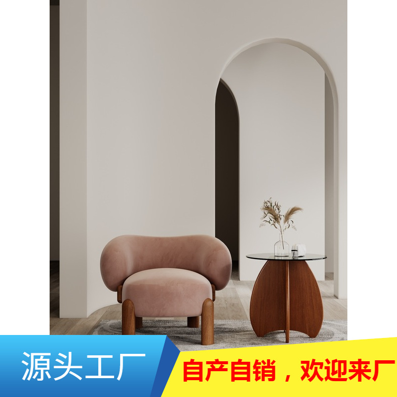 Moderno lujo luz creativa negociación comedor silla Internet celebridad diseñador sofá único cafetería tema restaurante mesa y silla madera maciza