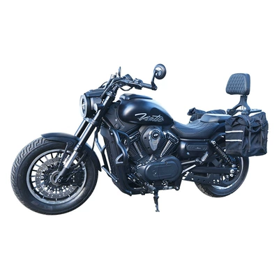 Quick-Release Side Bag, Foldable Backrest, Motorcycle bumper