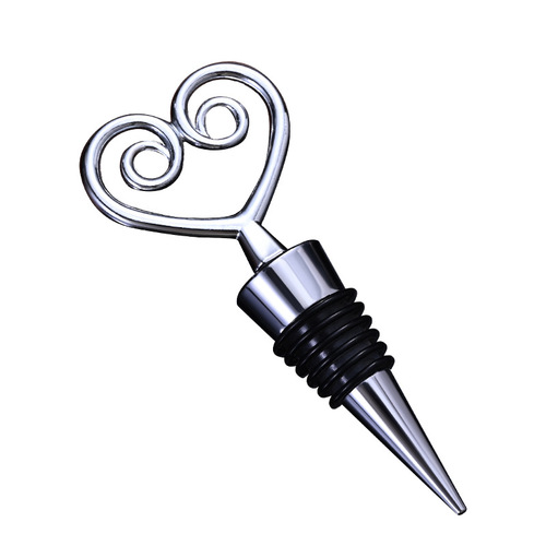 Aluminum alloy cork wine stopper, wine synthetic wood wine bottle stopper, round head conical sealing bottle stopper, wine set gift