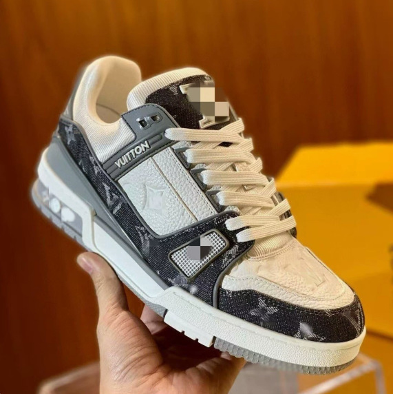 High Version foreign trade trainers, white cement denim blue casual sports shoes for couples, men and women, wear-resistant sneakers