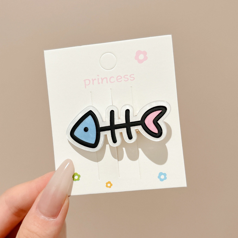 Clip de cabello de flor de leopardo para mujeres clip de cabello de alto nivel frente clip de frangeo 2025 nuevo clip lateral clip de cabello toque