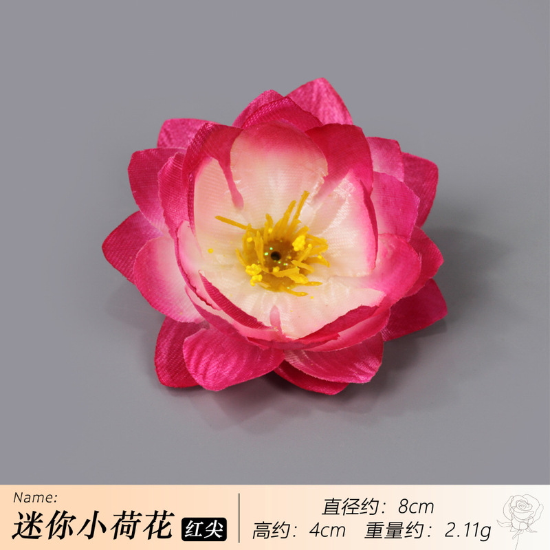造花、小さな蓮の花、スイレン、蓮の池、蓮の花、シルクフラワー、浮かぶことができ、水を恐れない造花|undefined