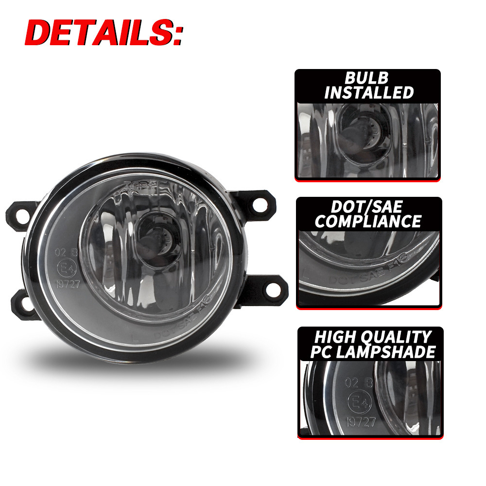 Aplicable a Toyota 09 / 10 / 11 años viejos Highlander conjunto de lámpara de niebla delantera LED luz diurna modificada lámpara de barra image 3