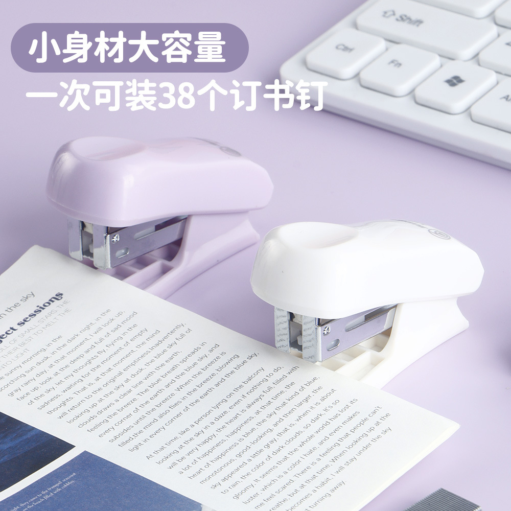 Estudiantes con grapadora mini oficina 12 grapadora grapadora simple grapadora al por mayor