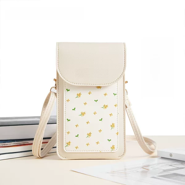 2024 Cross-Border New Touch Screen Mobile Phone Bag Women's Shoulder Crossbody Bag Girls Mini Phone Bag