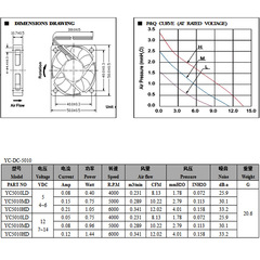 Custom 5010 Cooling Fan Power Inverter Cooling Fan Humidifier Purifier Silent Fan Dual Ball Bearing