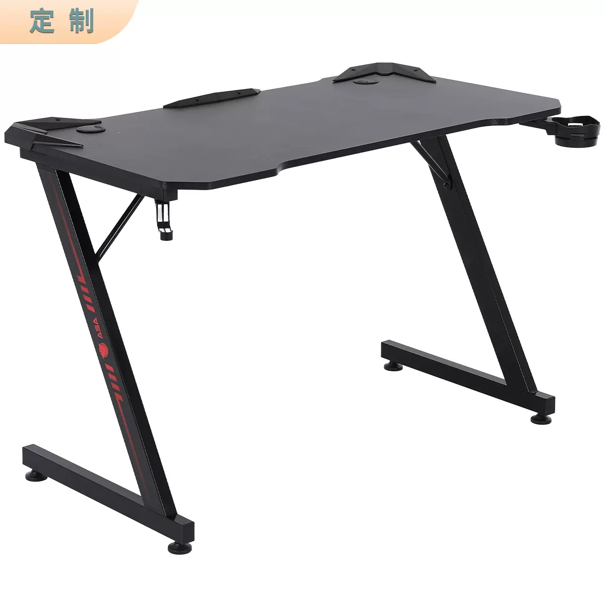 定制gaming table电脑桌台式家用电竞桌子简易学生书桌办公桌可拿