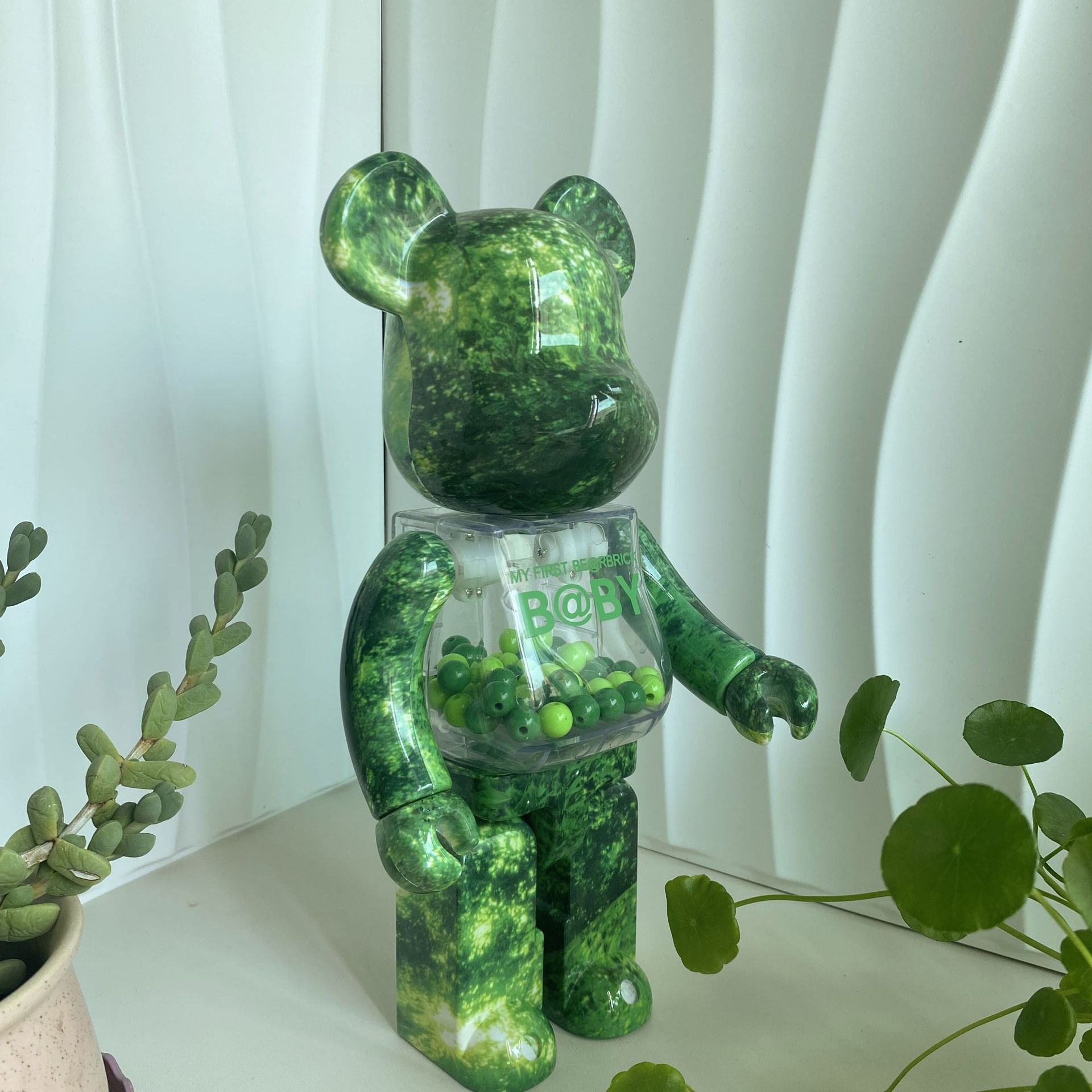 BEARBRICK400 % 100% 폭력적인 곰 장식품 숲 QIANQIU 패션 인형 폭발 장식품