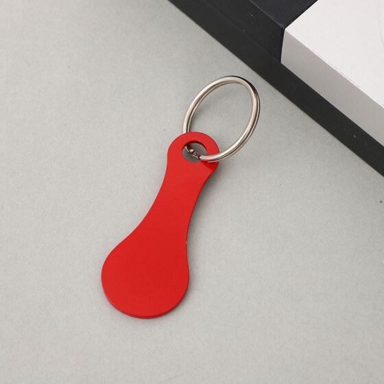 Europe and the United States cross-border key chain accessories foreign trade supply color pendant foreign supermarket token cart multi-color anti-loss standard