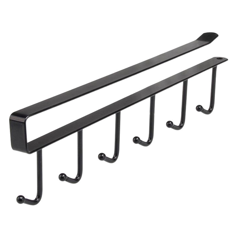 Gancho de cocina al por mayor de hierro de almacenamiento rack multi-funcional armario fila gancho organizador rack gabinete sin uñas gancho libre