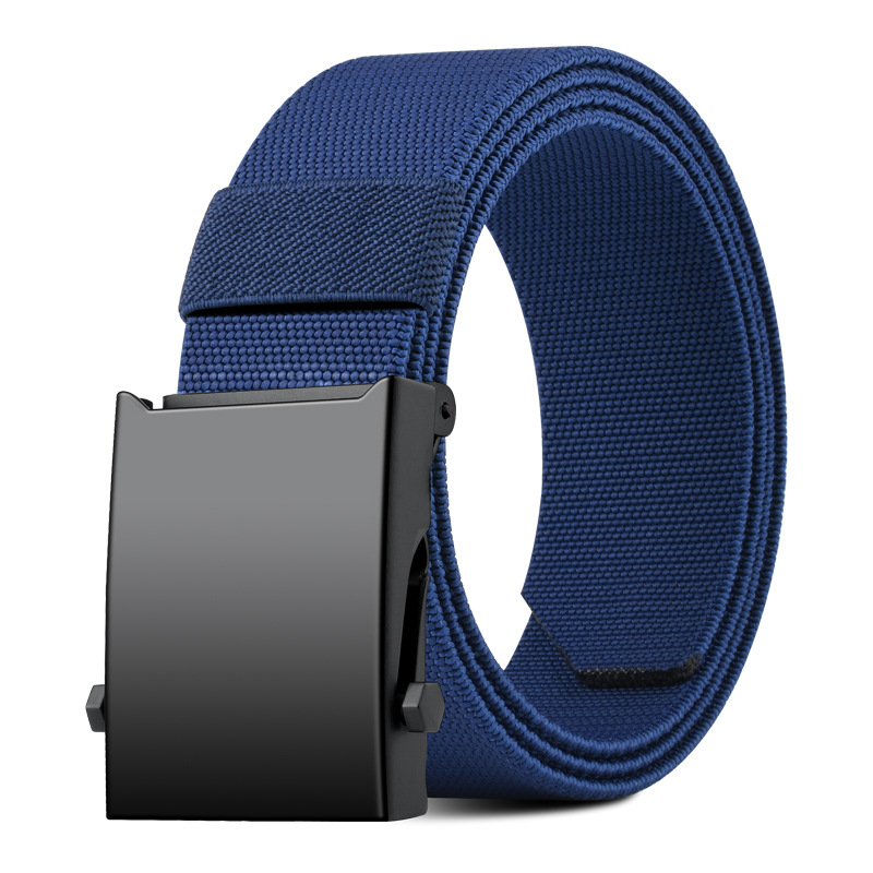 Black buckle blue