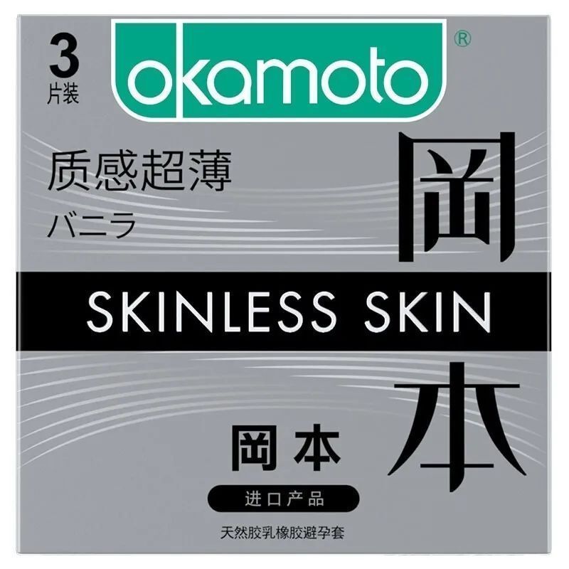 Okamoto textura ultra delgada 3 condones 10 condones super resbaladizo productos sexuales adultos una al por mayor