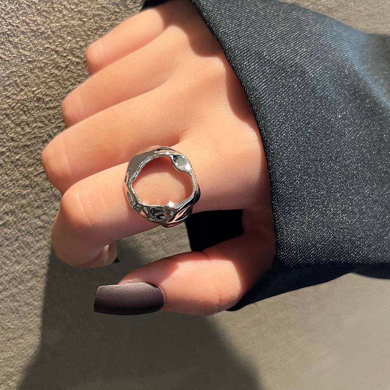 Women'S Gender Geometric Silver Plated Metal Women'S Rings