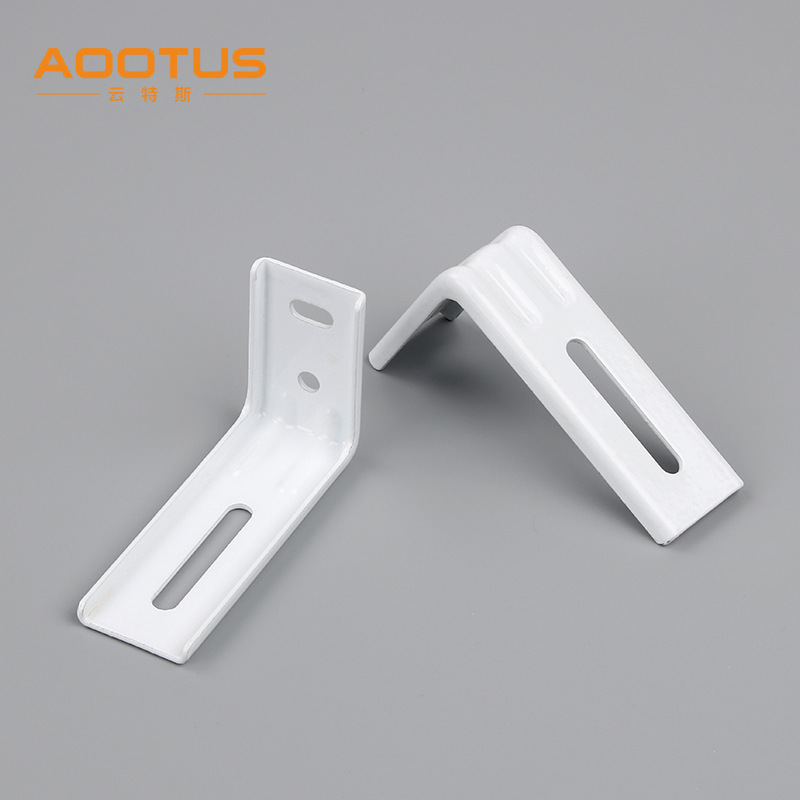 Curtain track installation bracket accessories, iron sheet fixing clips, wall-mounted extension clips, side-mounted top-mounted brackets
