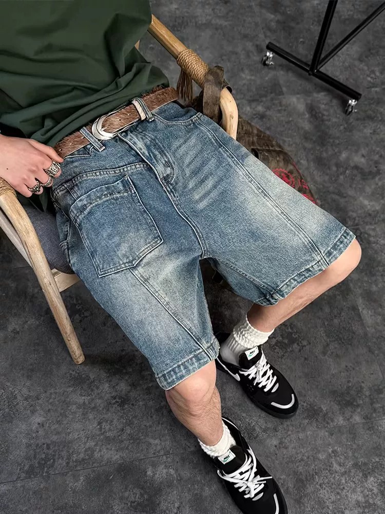 Summer retro denim skirt