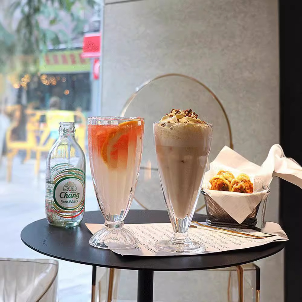 Red roja creativa patrón vertical vidrio ins estilo jugo taza batido de leche taza de café hogar transparente taza de agua taza de té