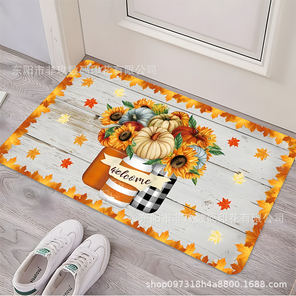 국경 간 TEMU 베스트셀러 방수 미끄럼 방지 주방 매트 거실 욕실 장식 방수 바닥 매트 공장 직접 맞춤