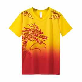 2024现货批发新款龙舟服短袖套装 龙舟赛队服 龙纹球服男印制球衣