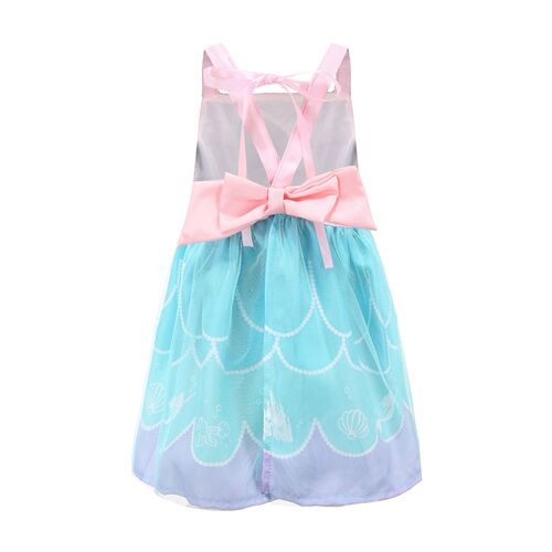Frozen Elsa Princess Belle Long Hair Anna Girls Apron Cover Anti-Dirty Kindergarten Painting Rice Pocket