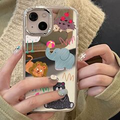アニマルランド Apple 16PROMAX 携帯電話ケース iPhone15 ハードシェル 14 漫画 13 大穴 12 トレンド 11
