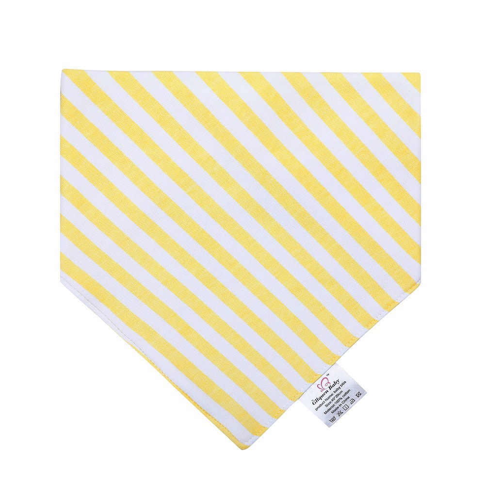 Yellow Strink Triangle Scarf KA0012