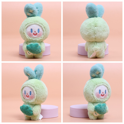Vegetable Elf Rabbit Pendant New Cute Potato Broccoli Elf Rabbit Plush Toy Crane Machine Doll Wholesale
