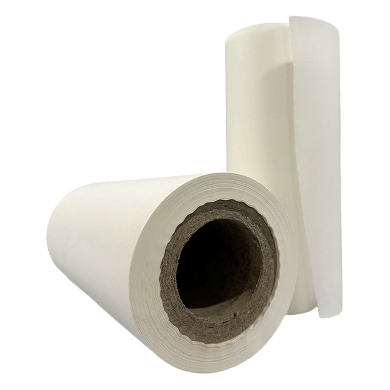 Белая силиконовая масляная клеевая пленка на подложке из разделительной бумаги, 60-120 г, односторонняя и двусторонняя силиконизированная бумага для разделения (глассин)