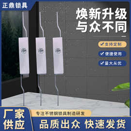 厂家供应MS821-2-2一字连杆锁电器柜门把控制配电柜门天地连杆锁