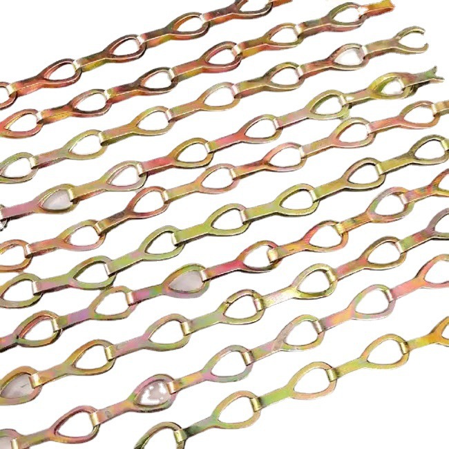 FUENTE fabricante melón semilla cadena araña cadena de hierro cadena decorativa 1,2 m melón semilla Cadena 1 bolsa 1000 piezas