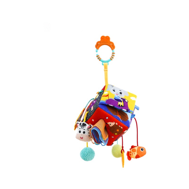 Sozzy cuerda de tracción, coche de tracción para bebés de 0 - 1 años de edad, cama, campana, campana, carro de bebé, juguetes colgantes, tipo colgantes