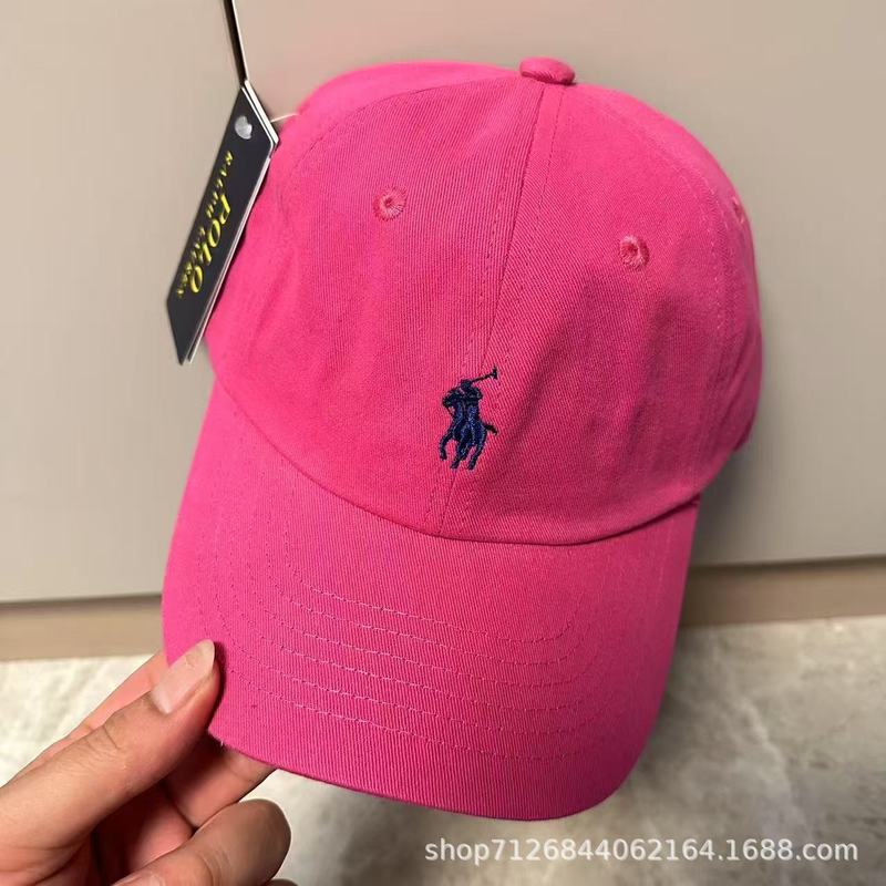 QRコードで購入可能 RL ラフハット 男女兼用 ベースボールキャップ 馬の刺繍入り グレー 大きなつば ソフトトップ ポロキャップ|undefined