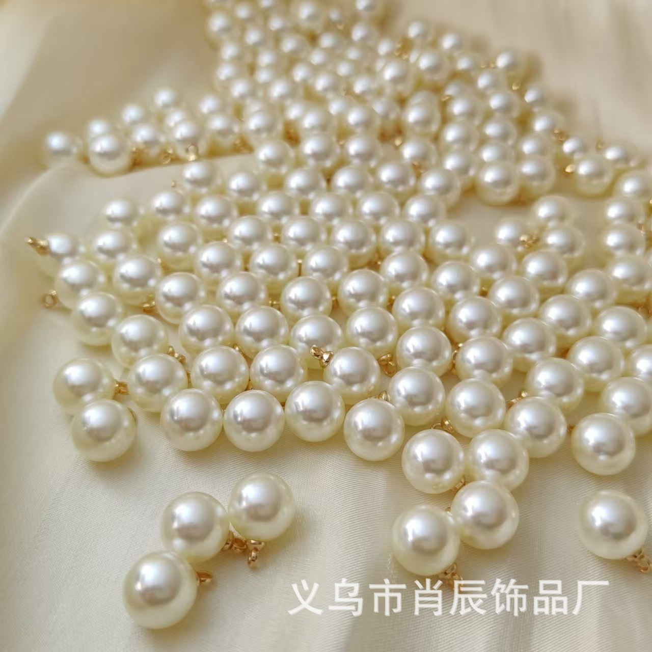 义乌工厂批发高亮仿珍珠羊眼配饰手工diy材料配件项链跨境百搭