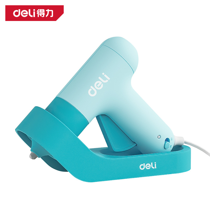 Deli pistola de pegamento termofusible pistola de pegamento termofusible eléctrica hecha a mano tira de pegamento para niños domésticos varilla de pegamento de fusión térmica 11mm grande