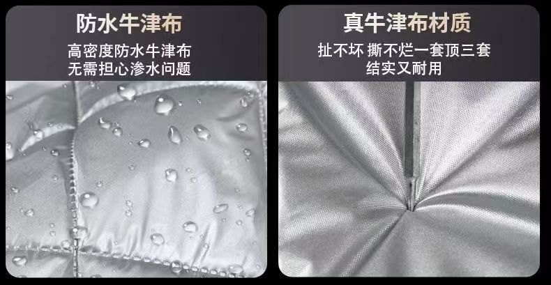 New Thickened Quilt Car Cover, Full Car Cover, Sun Protection, Rain Protection, Hail Protection Car Cover, Heat Insulation Sunshade Cover Cloth