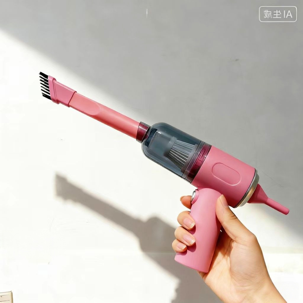 Wireless Handheld Vacuum Cleaner for Car and Home Use, Large Suction Power, Mini Rechargeable, Portable, Multi-Functional, Dual-Purpose for Suction and Blowing