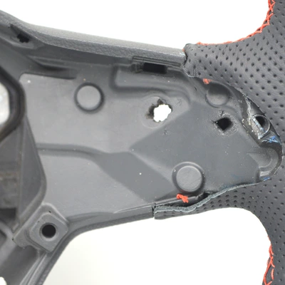 Steering wheel golf mk8 red line
