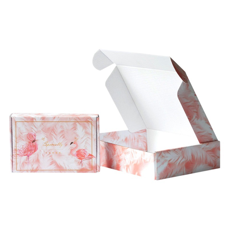 Caja de avión personalizada, impresión puntual, caja de embalaje de ropa, caja de papel, producto grande, lote pequeño, embalaje de ropa de unicornio