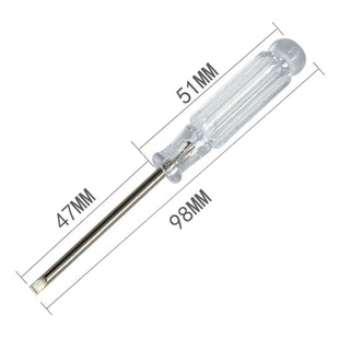 Transparent Crystal Toy Gift Small Screwdriver 3.0mm Phillips Screwdriver Mini Screwdriver