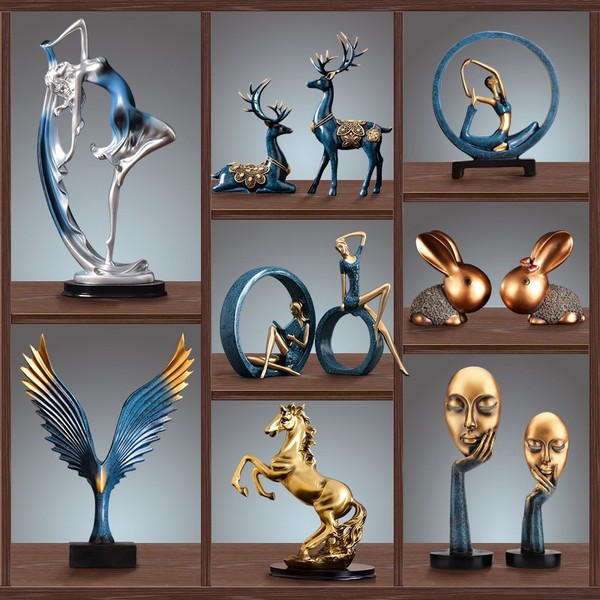 Modern living room decorative decoration home character TV cabinet…