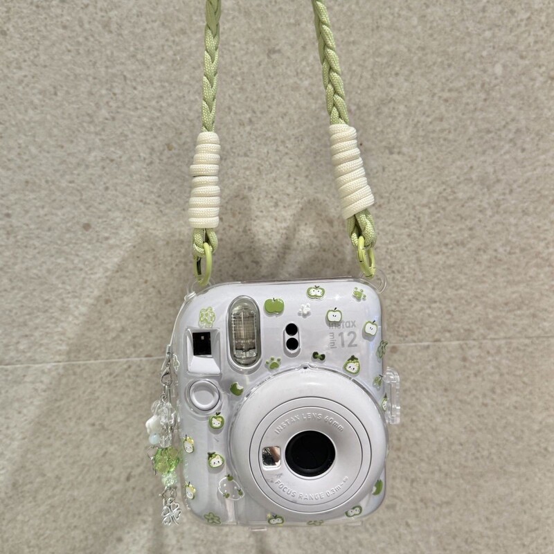 Polaroid Protective Case Mini12/11 Mini Se Storage Crystal Case Lanyard Suitable for Fuji Camera Protective Case