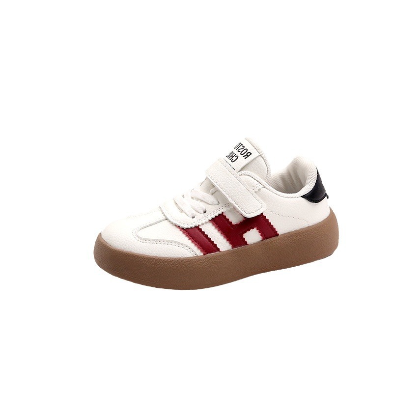 Zapatillas Deportivas para Niñas, Primavera-Otoño 2025, Estilo Coreano, Retro, para Niños Mayores, Casuales, Blancas, para Niños