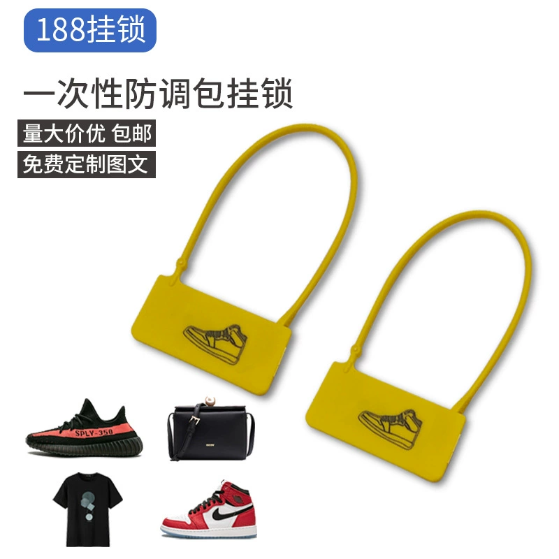 Одноразовая пластиковая уплотнительная лента, противоугонная противовозвратная Пряжка, бирка для защиты от подделок, свинцовая печать, замок, этикетка, лента