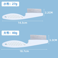 Pet comb dog cat flea comb pet cleaning supplies steel needle comb encrypted pet flea removal wholesale