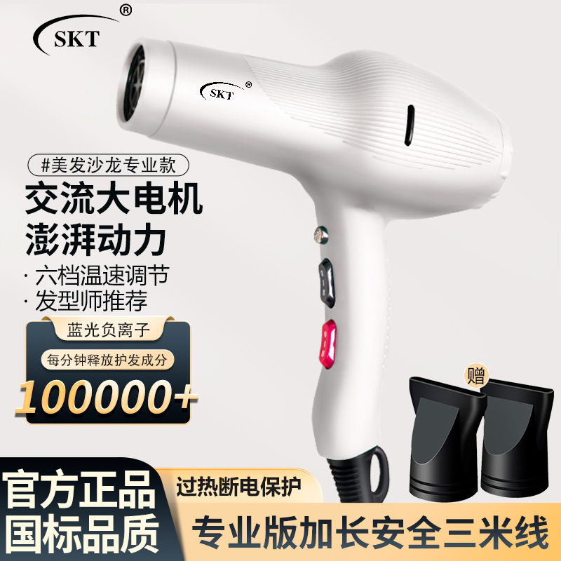 SKT A3 professional hair dryer hair salon high-power hair dryer negative ion cross-border negative ion barber shop foreign trade
