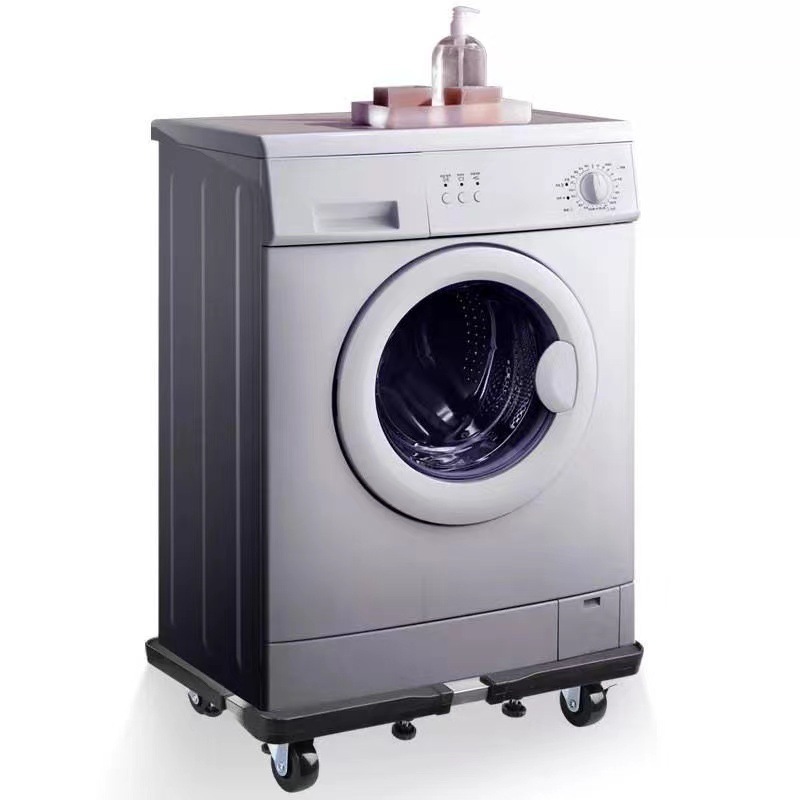 El nuevo soporte de base de lavadora ajustable retráctil, polea móvil, rueda universal, impermeable universal, a prueba de golpes y elevado