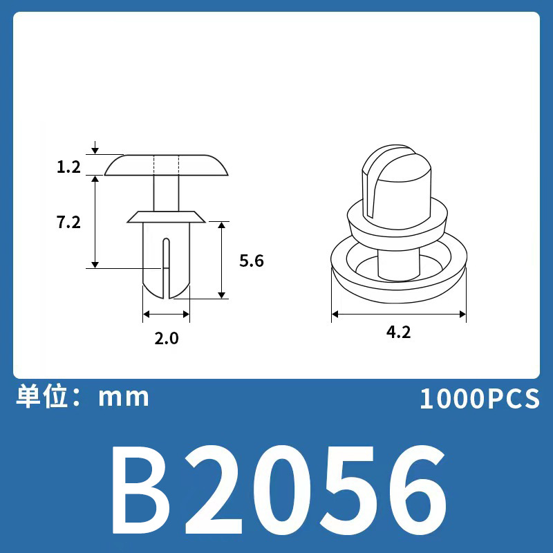 Expansión remache de nylon niño y madre hebilla de plástico hebilla de nylon remache fijo clip hebilla Blanco Negro