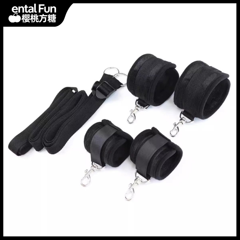 Cereza SM serie boca bola cadena de tracción cuerda de algodón cinta de amor mano mano y pie atar mano latigazo de cuero cabeza cubierta máscara image 54