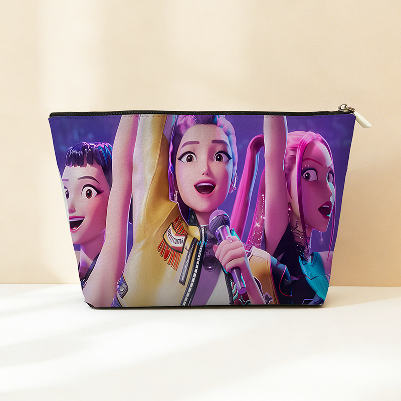 Explosión transfronteriza PU cuero caza de brujas bolsa de almacenamiento impermeable bolsa de maquillaje portátil bolsa de almacenamiento con cremallera bolsa pequeña