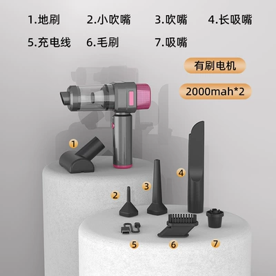 Extraction Functions, Brushless Handheld for Car, Tozsoranlar - 3103-a-basic-model-brush-motor-2000mah2-grey